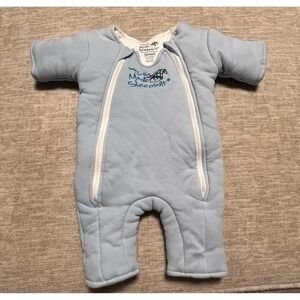 Baby Merlin's Magic Sleepsuit Blue Small 3–6M Swaddle Transition Sleep Sack